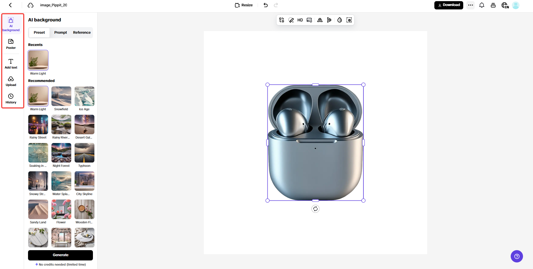 Customize your ad design