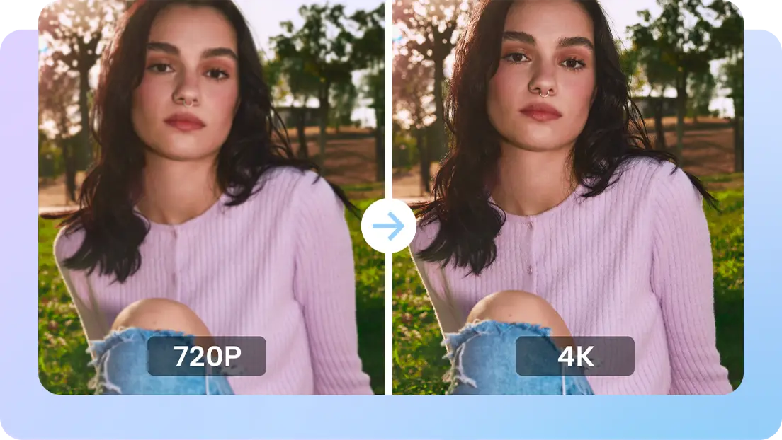 melhorar a resolução da foto de 720p para 4k
