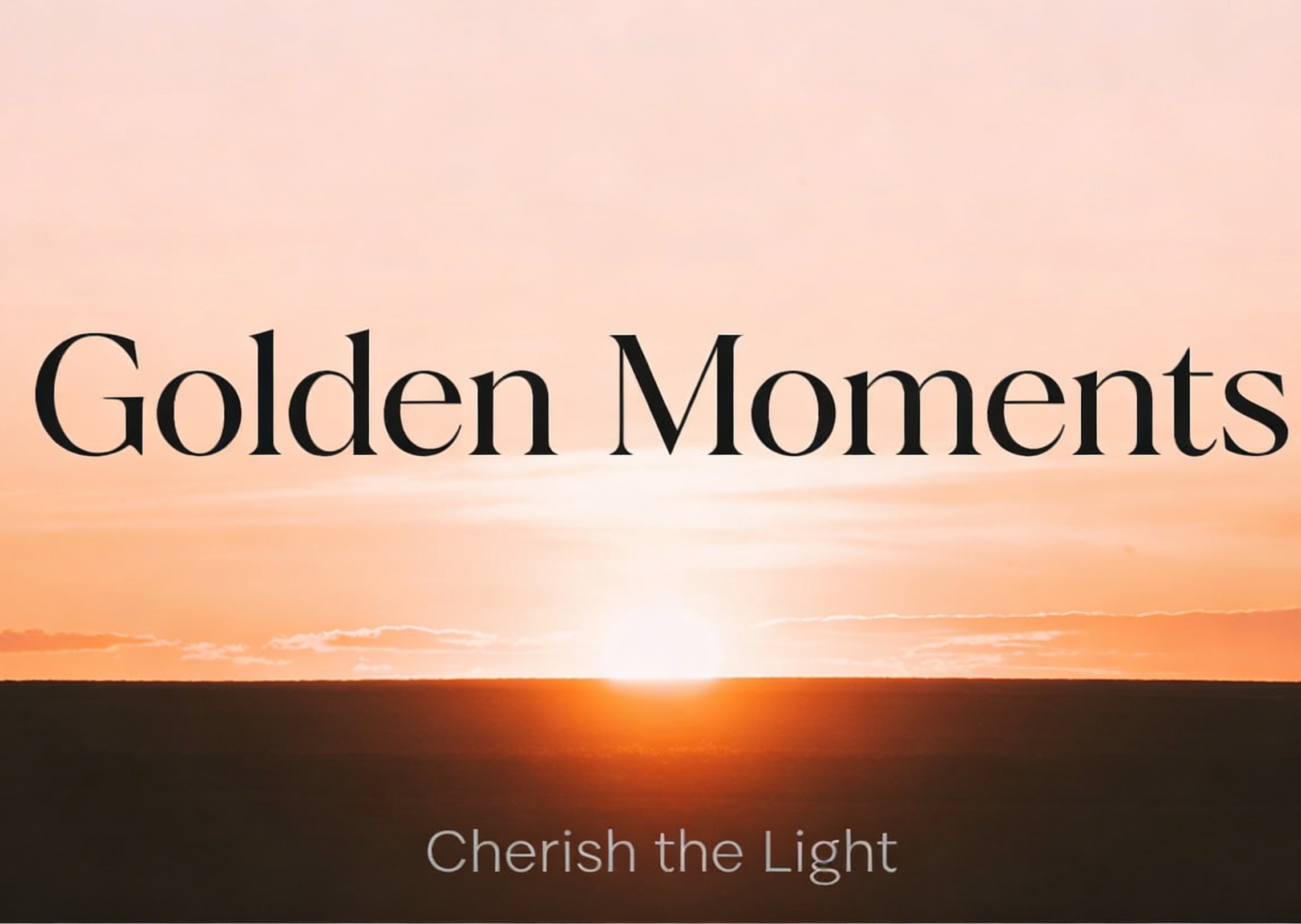 Δημιουργήστε μια αφίσα με βάση το χρόνο που καταγράφει μια στιγμή όπως η ανατολή ή το ηλιοβασίλεμα