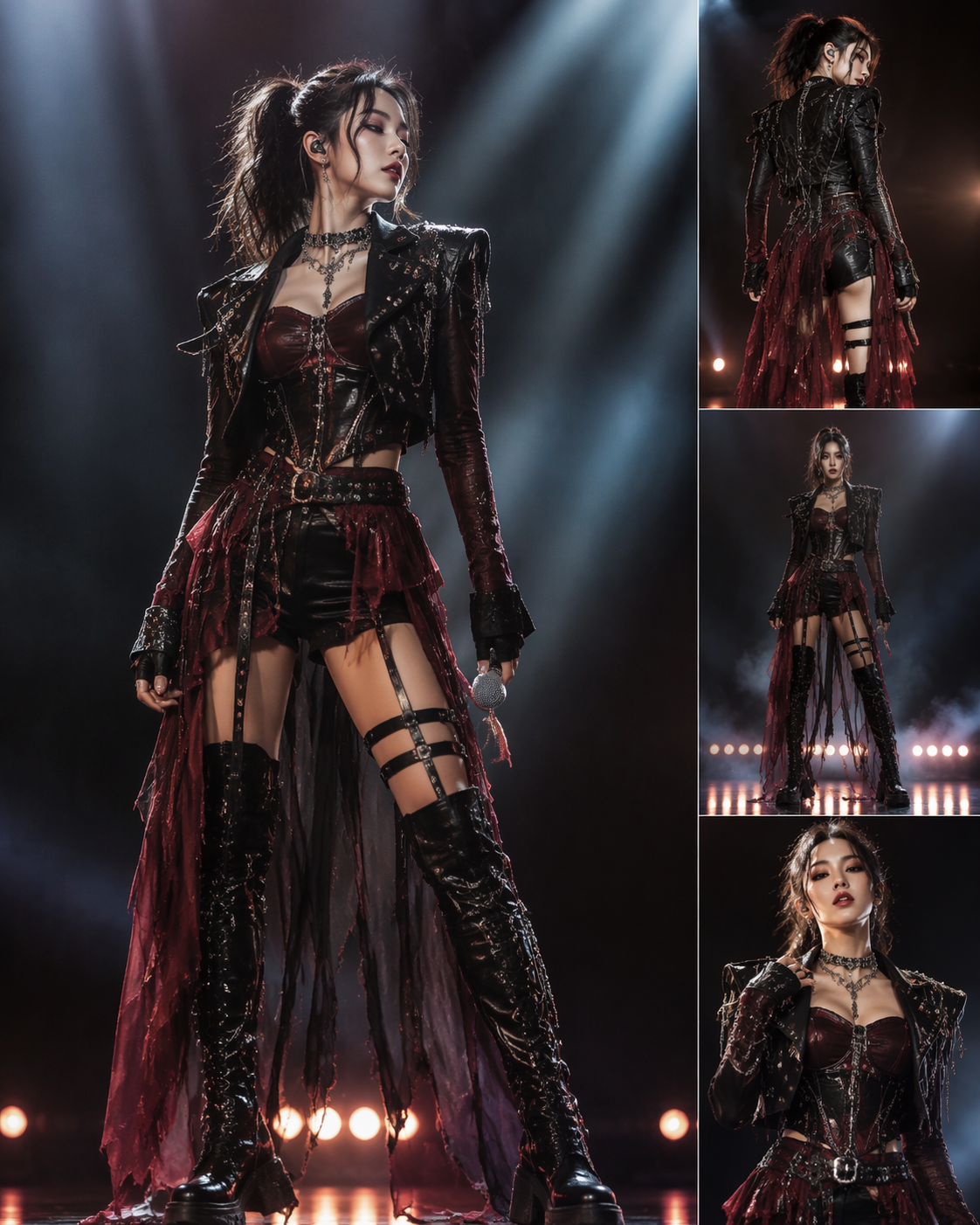 Dreamina konsertdräkt prova på hjälteexempel 3