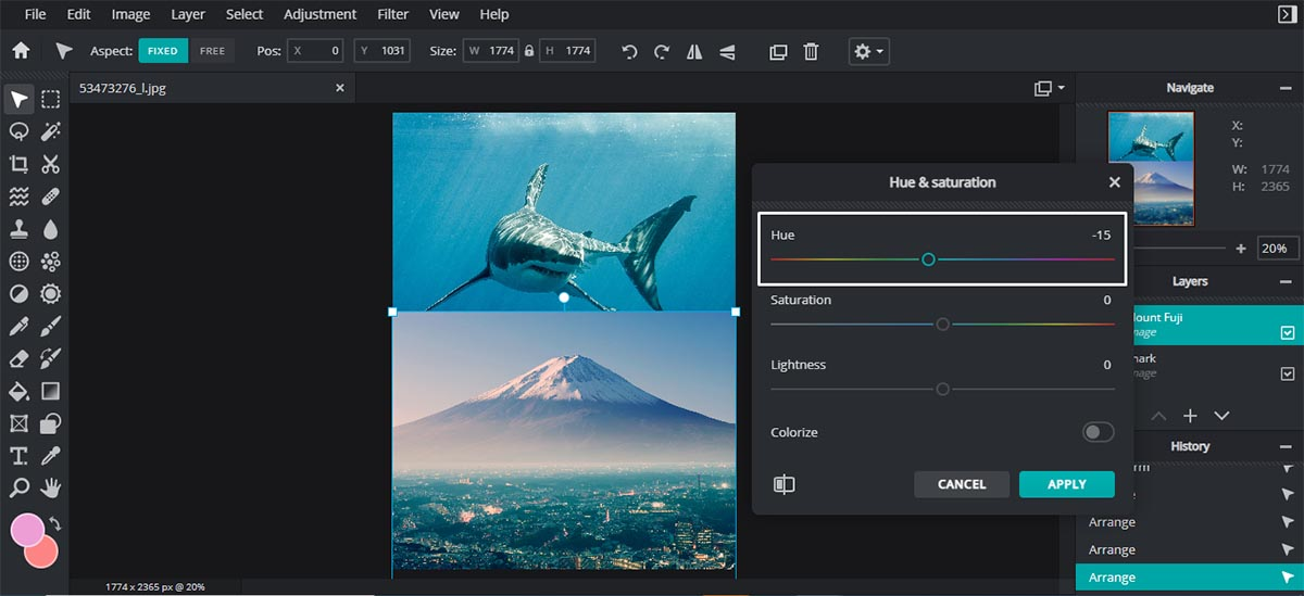 Pixlr  - Best color editor photo tool