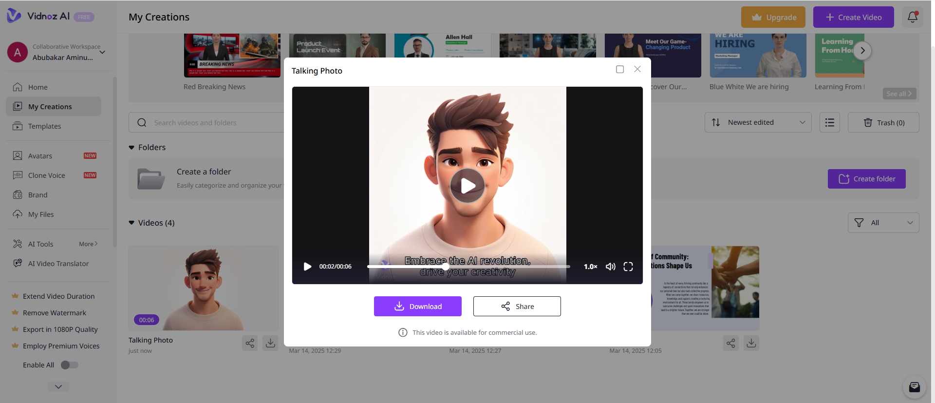 talking photo software pc