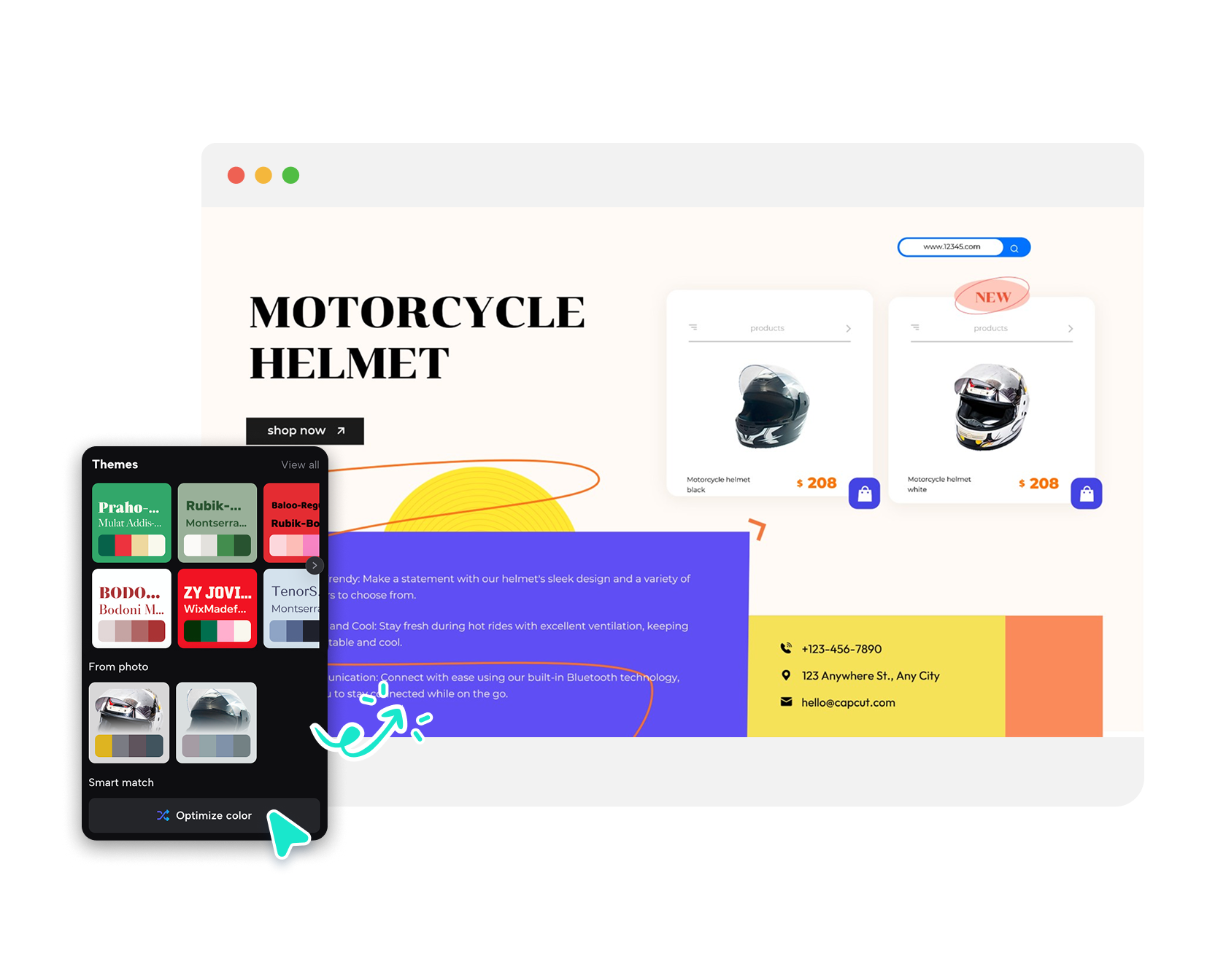 инструмент выбора цветовой схемы