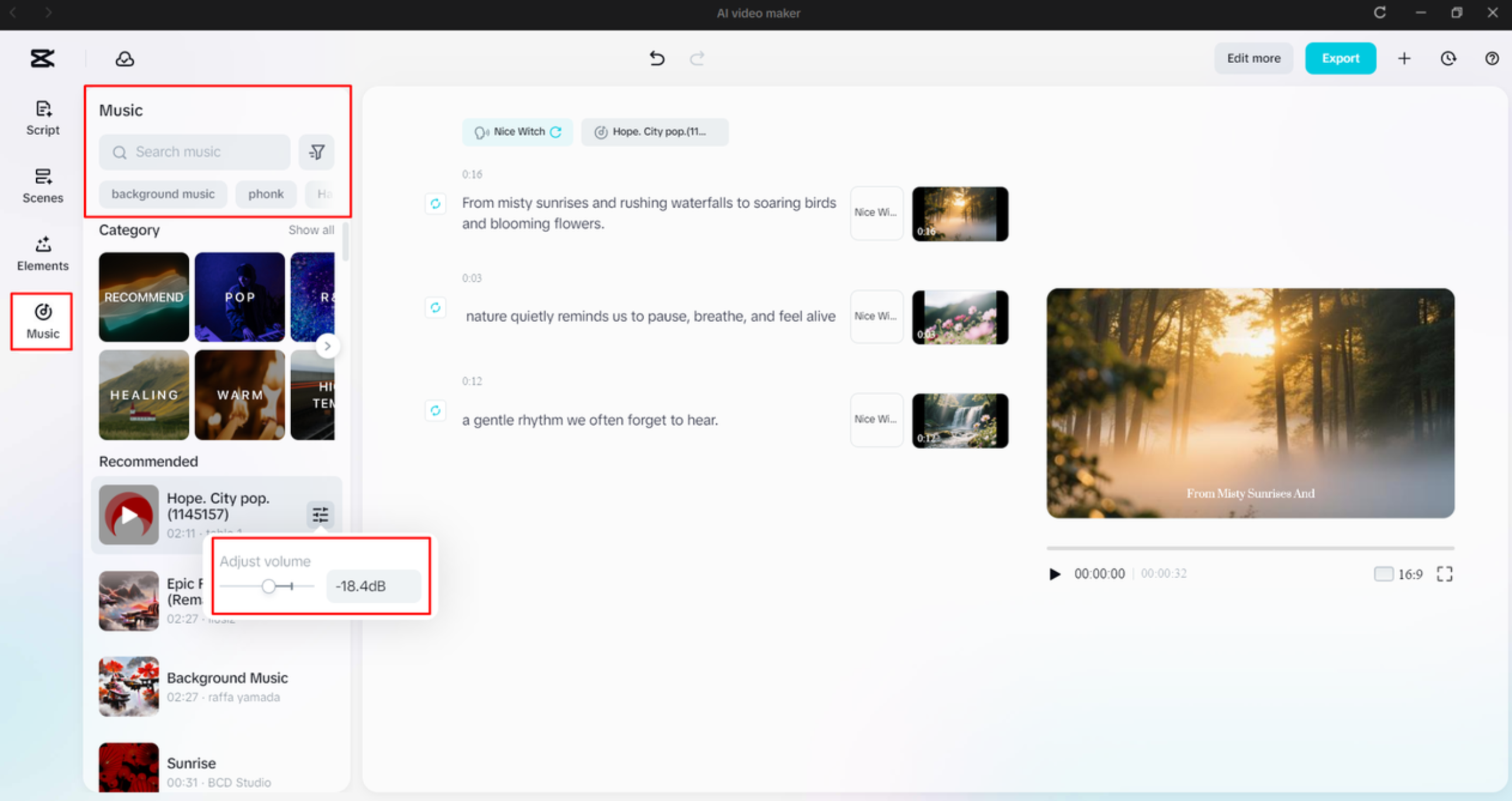 Hinzufügen von Hintergrundmusik zu einem Video mit dem CapCut Desktop-Video-Editor