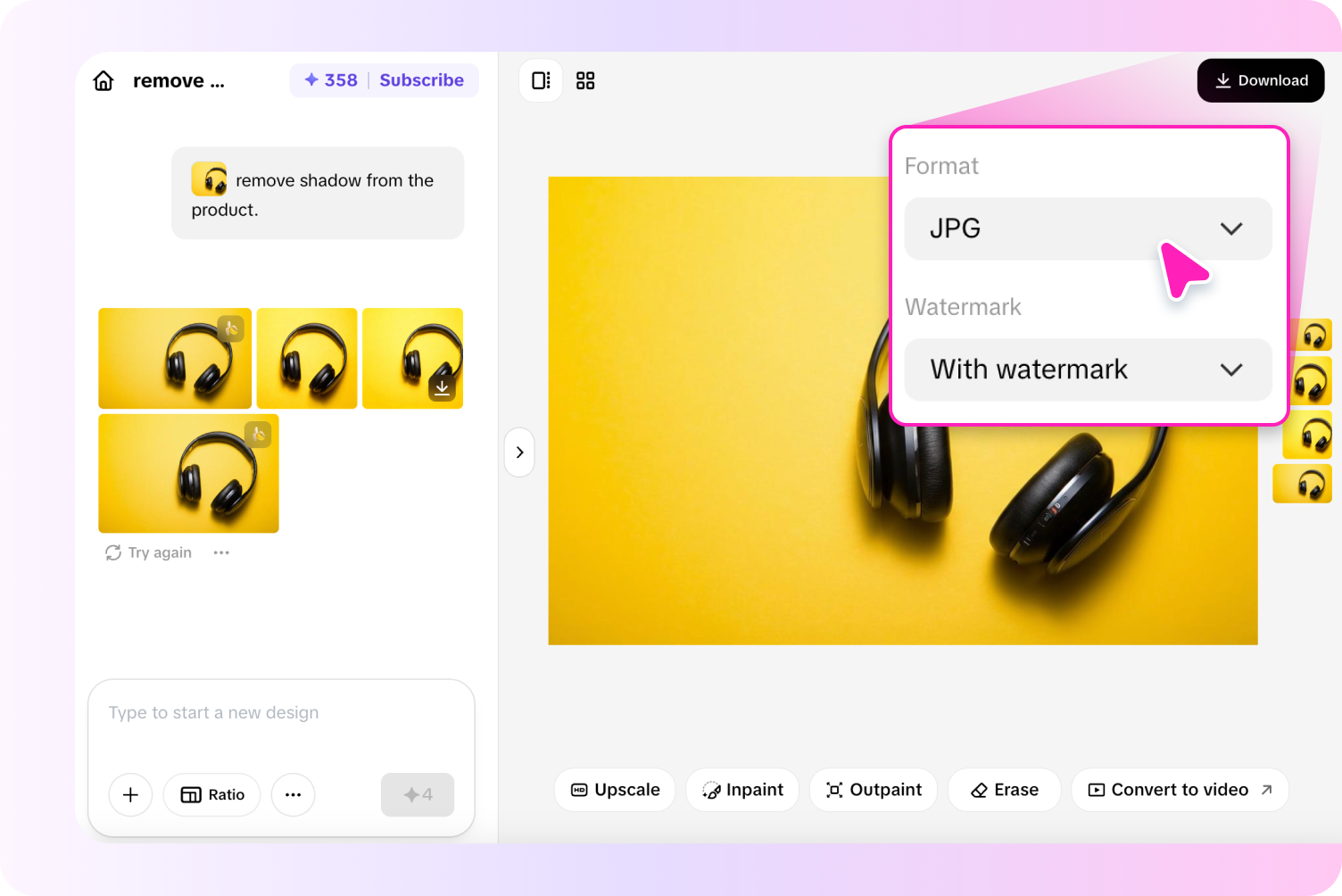 Xuất ảnh của bạn