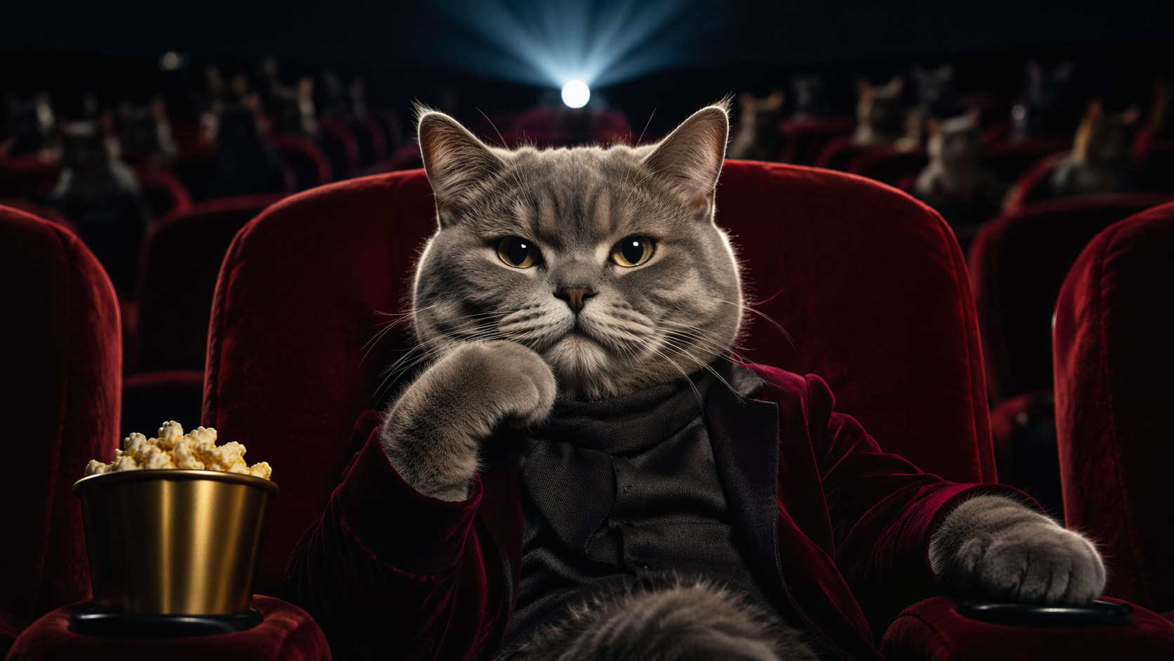 Dreamina Absolute Cinema Meme AI Prompt Beispiel 2: Spotlight Theater Moment