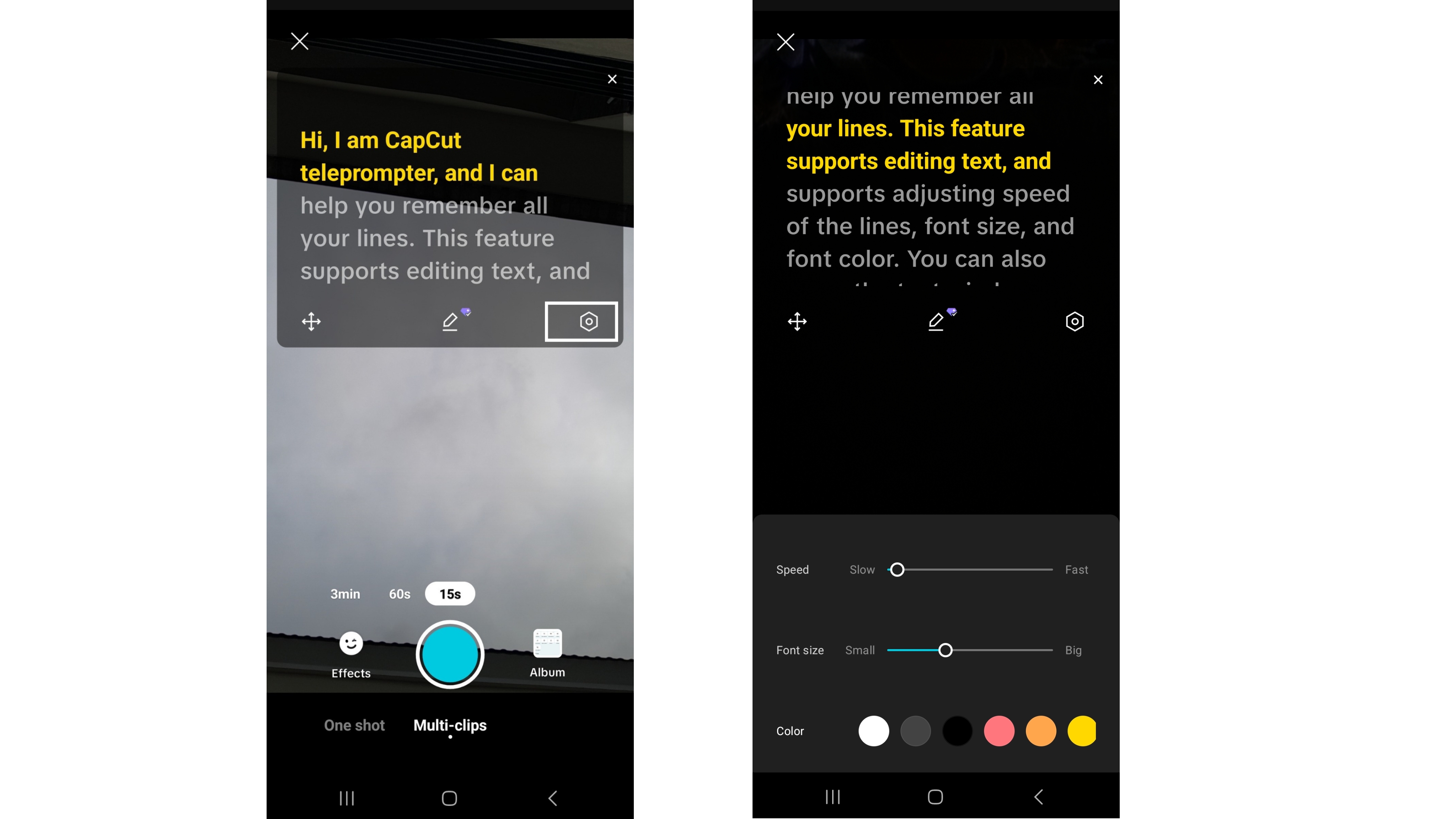 Customize display settings