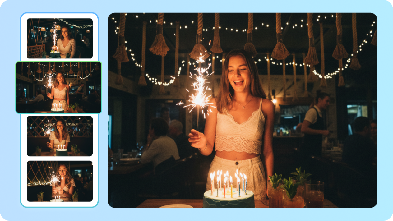  Genere fotos de cumpleaños directamente a partir de descripciones de texto