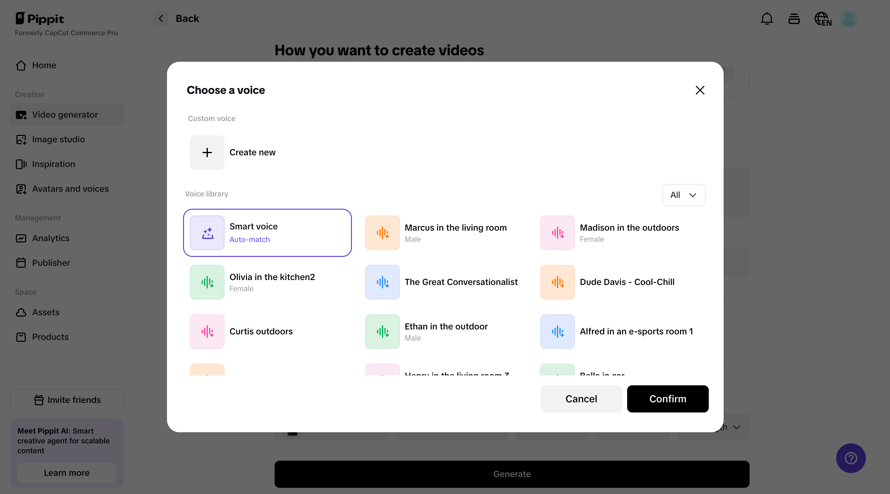 Voiceover integration