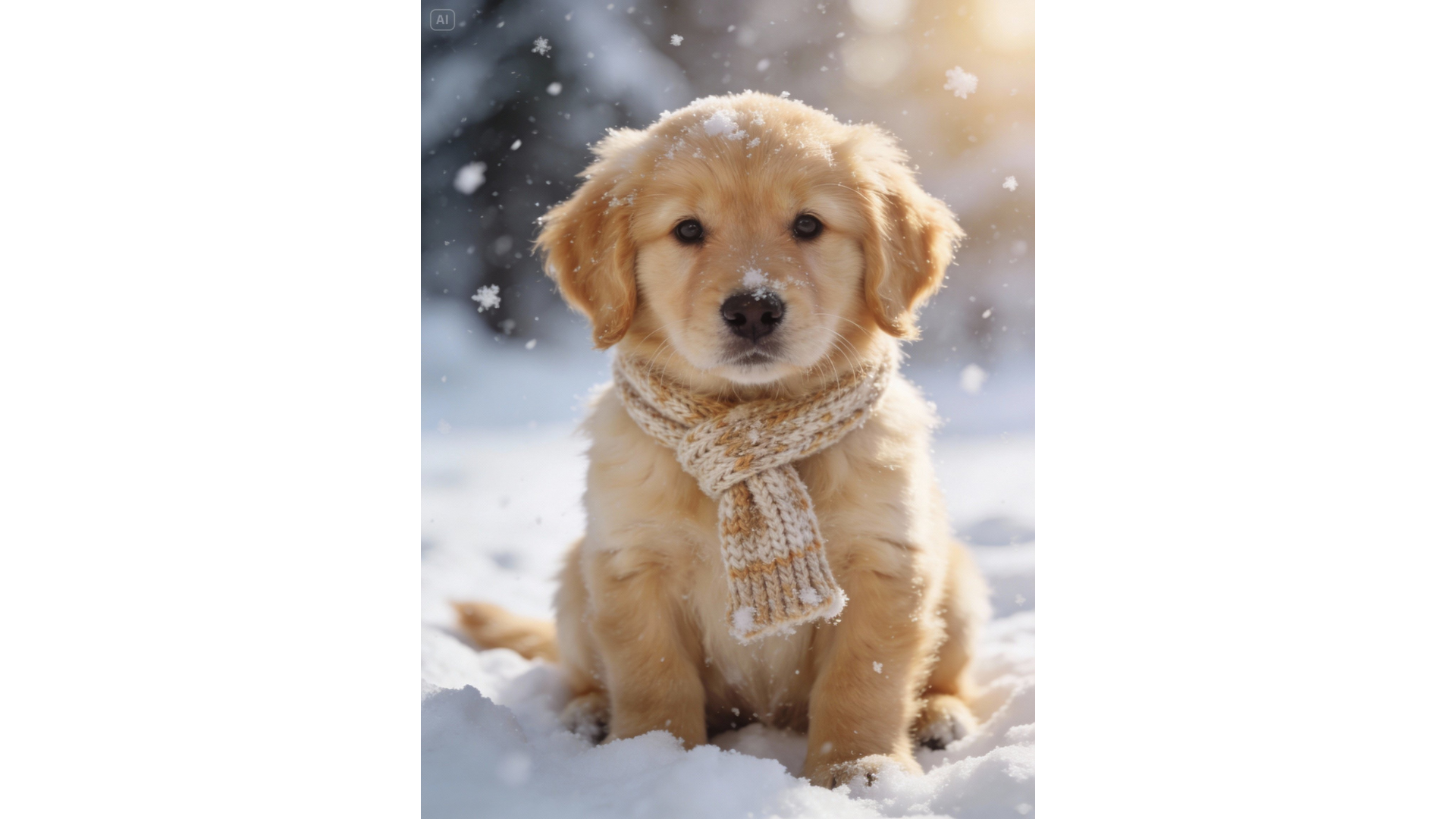 Adorable winter companions