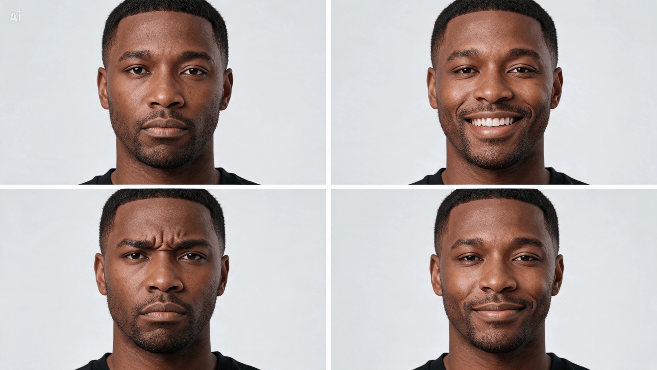 Create expression variations for one portrait