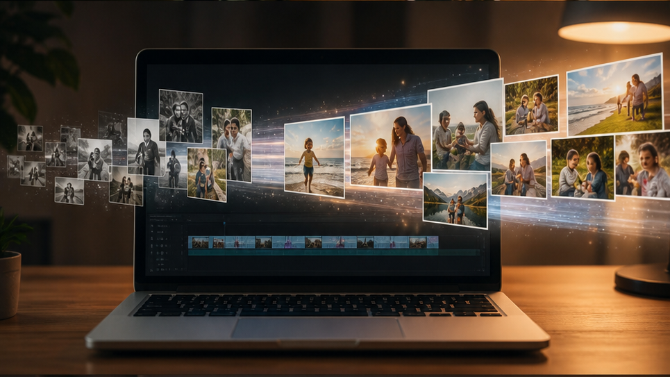 Make Video with Pictures — Photo Montage Detail