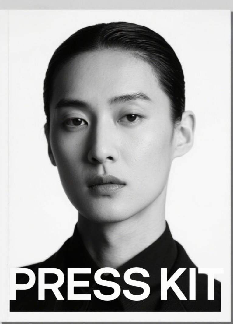 Minimalistische Pressemappe