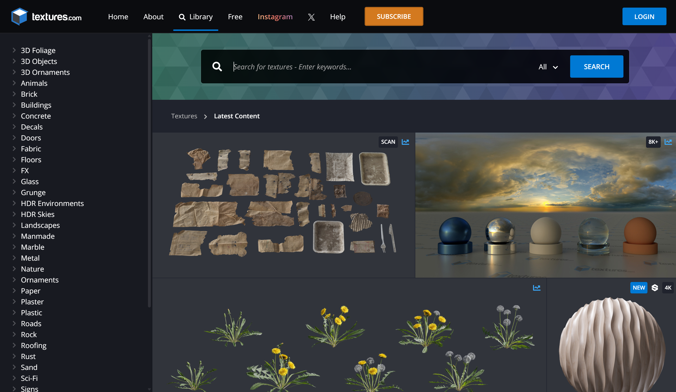 Top 5 websites to download film strip overlays: Textures.com