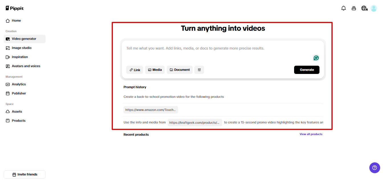Powerful video solution