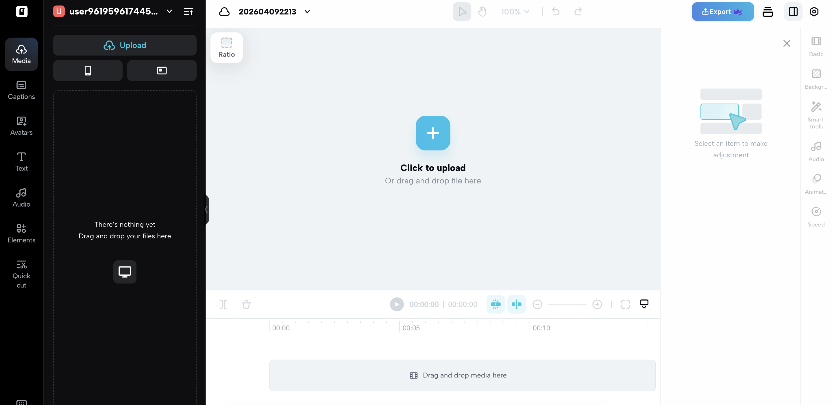 Upload your clip