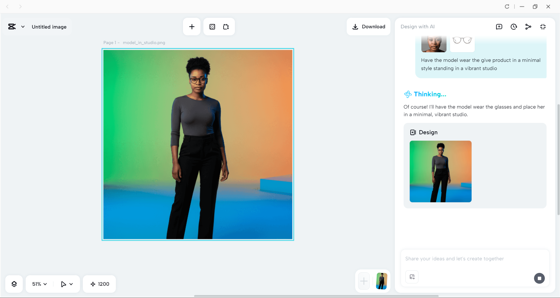 Interface of the CapCut desktop video editor - a tool to quickly merge images