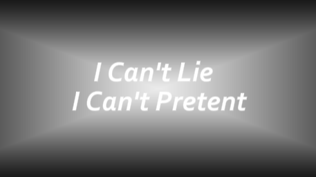 Black fade background in music lyric video