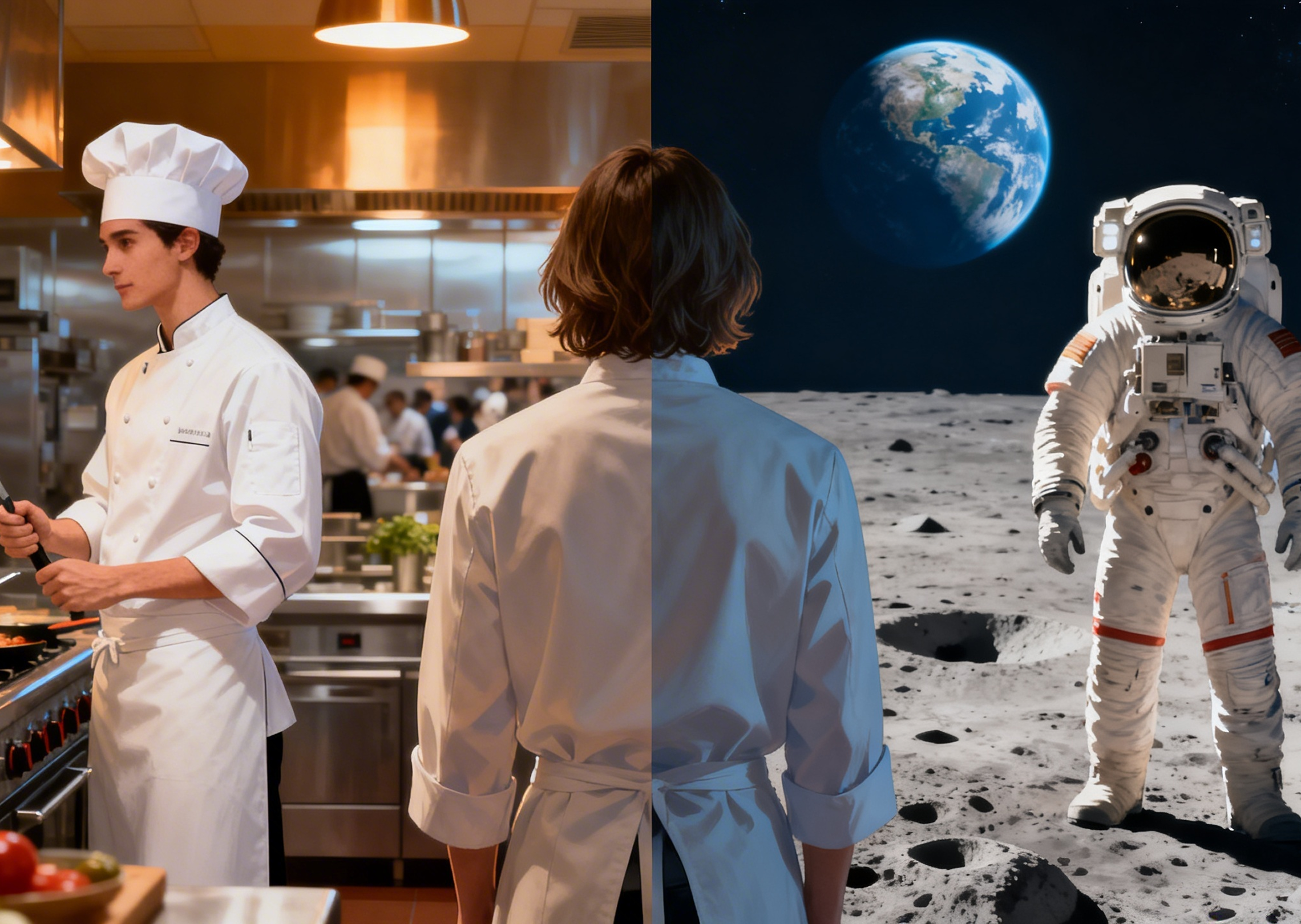 half half ai job trend background 