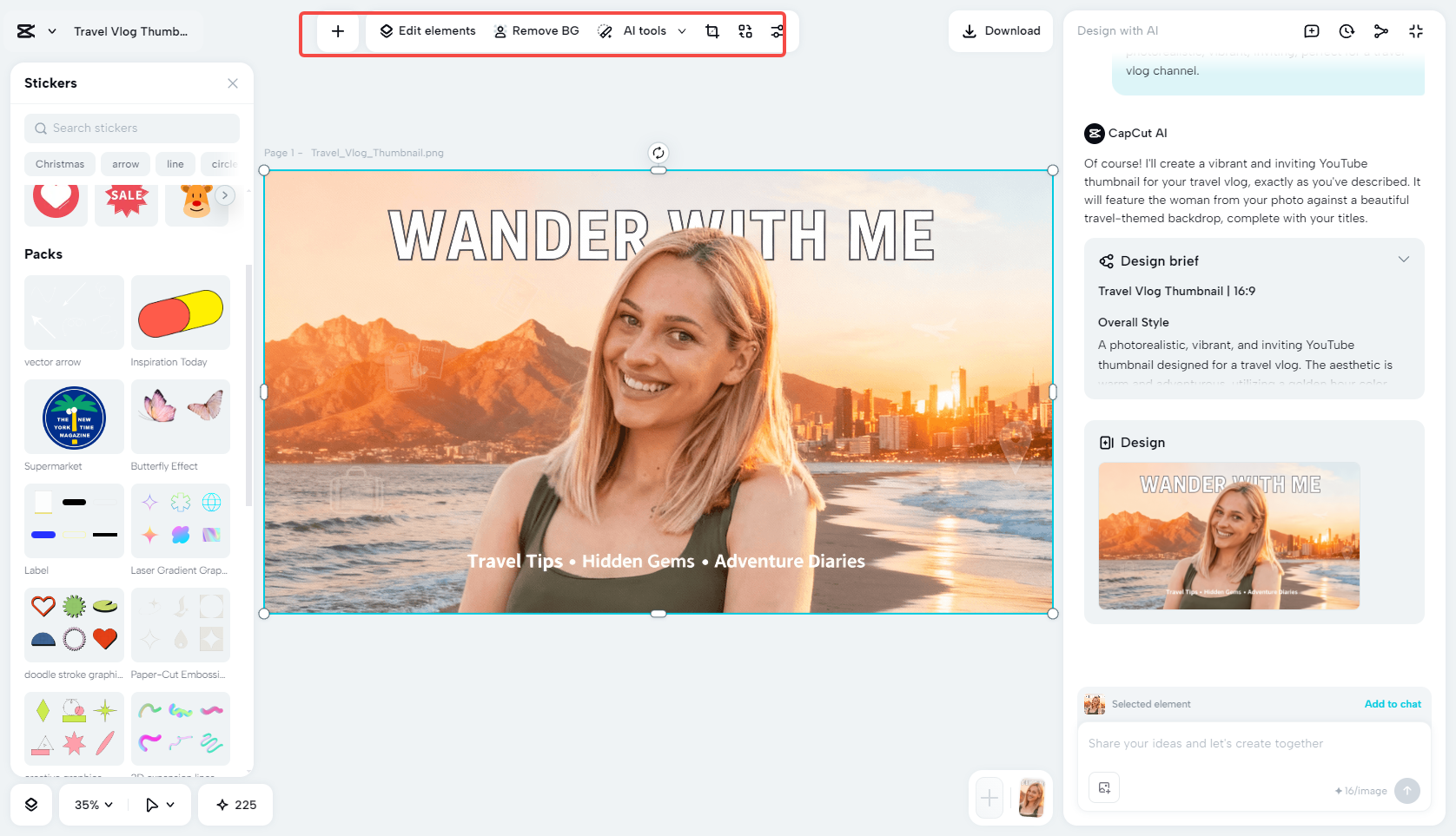 Customize your thumbnail with rich features