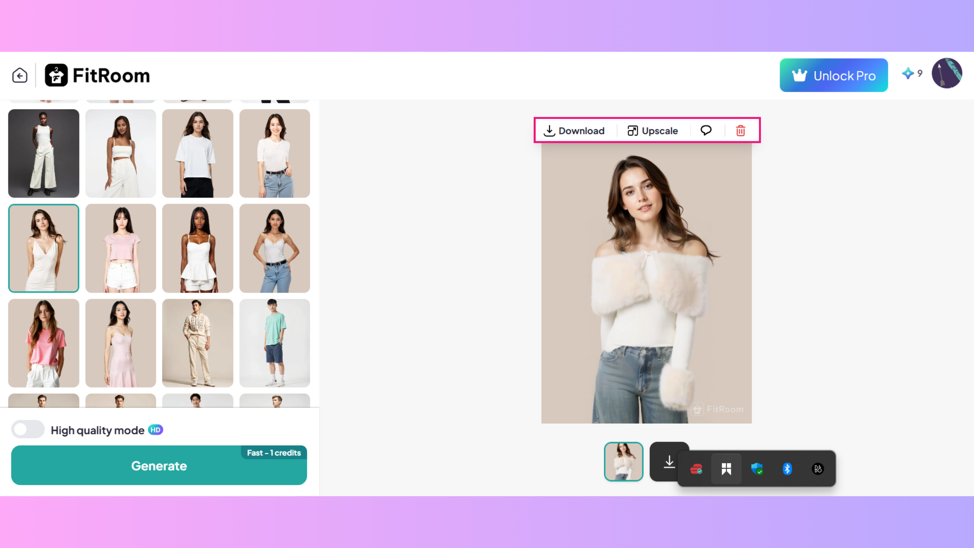 Ladda ner din transformerade bild