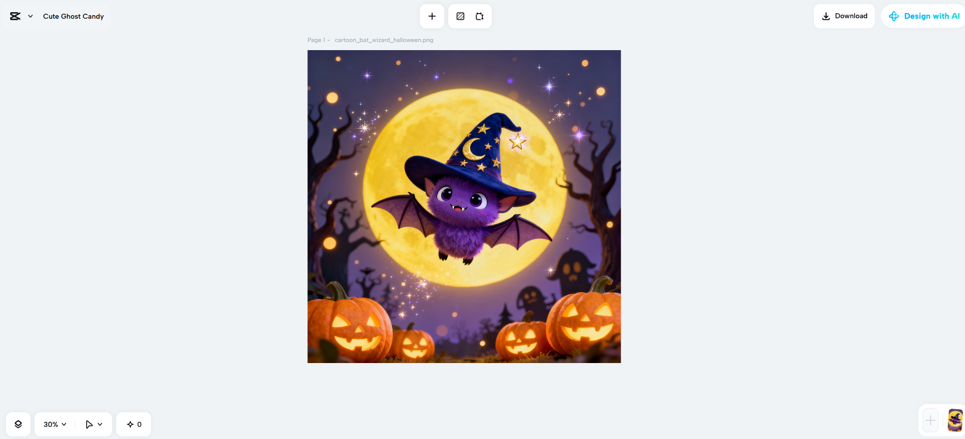 CapCut Web, hogy Halloween clip artot készíts