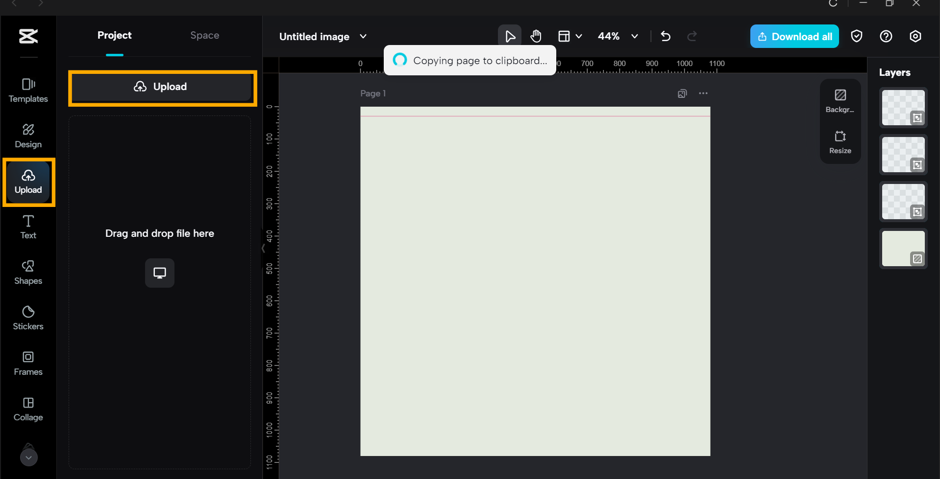 CapCut collage editor with multiple images imported — photo collage editor free