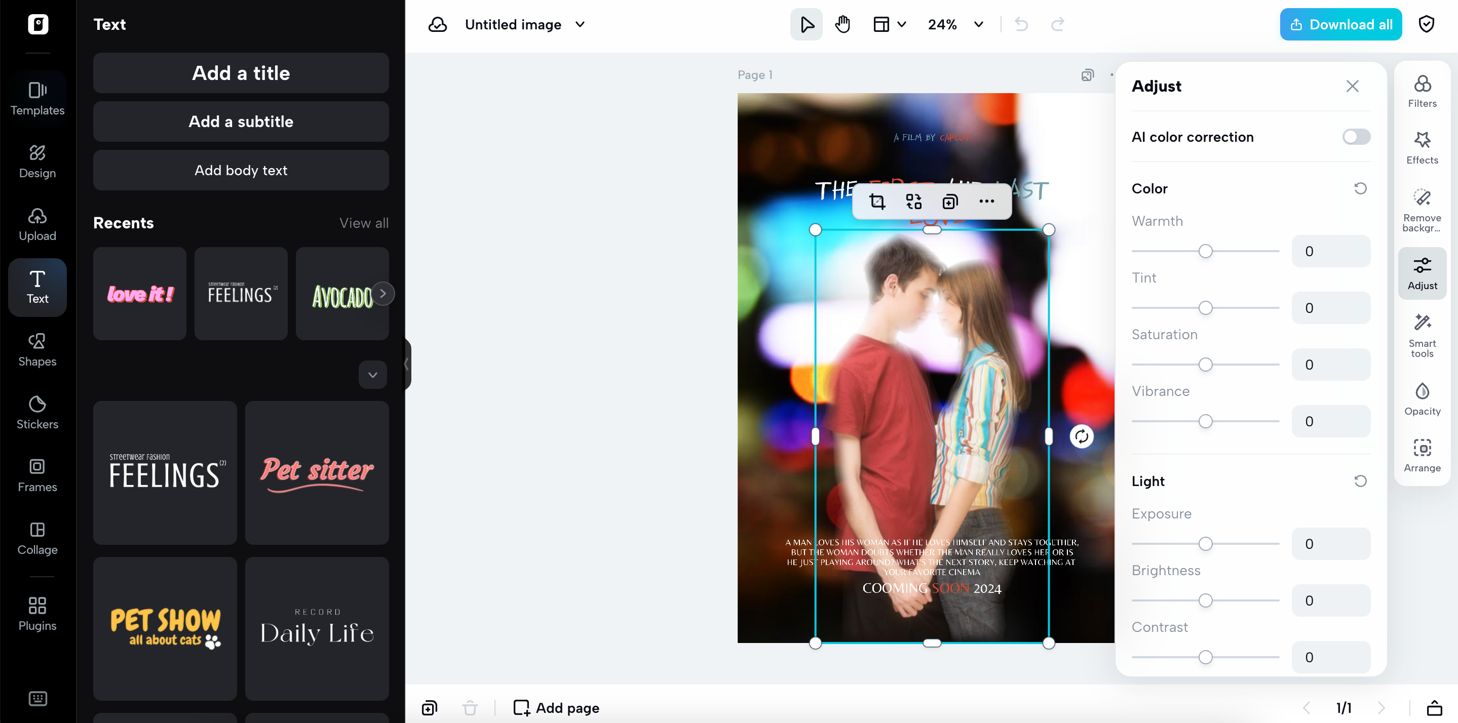Customize your poster