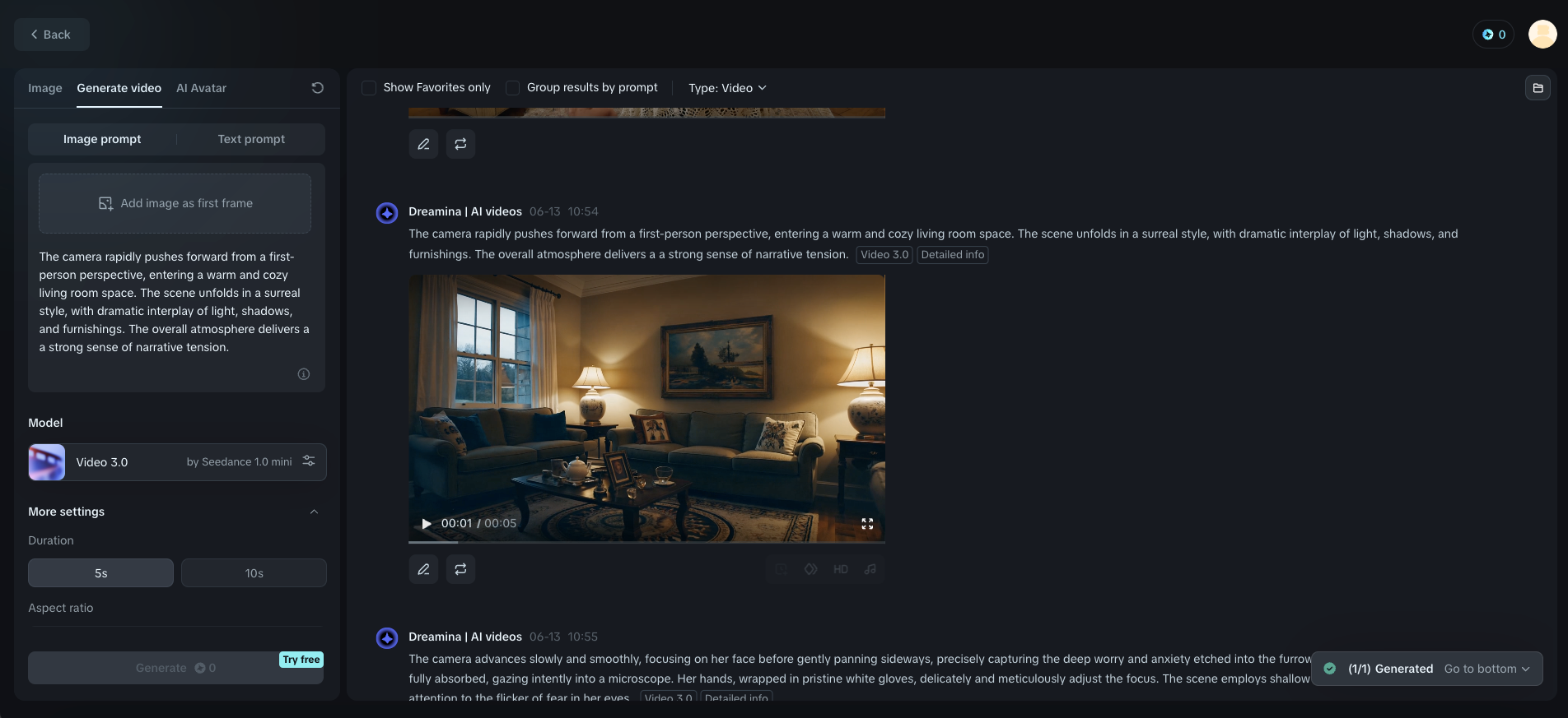 Gerador de texto para vídeo