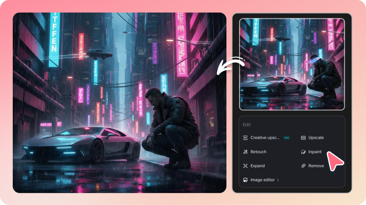  Edit cyberpunk portrait details