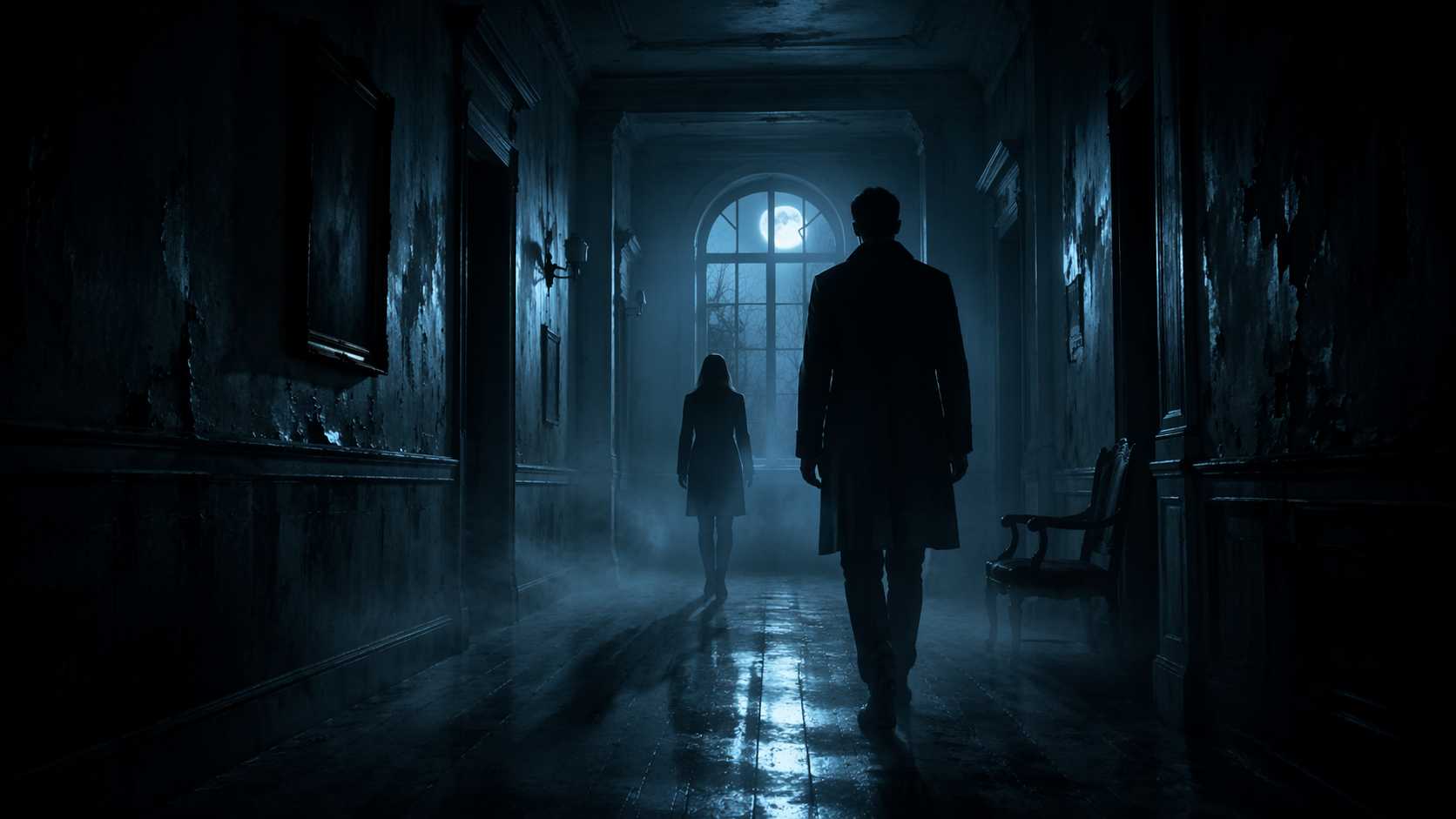 Dreamina Prompt Seen Horror Girl Boy 16:9 hero image