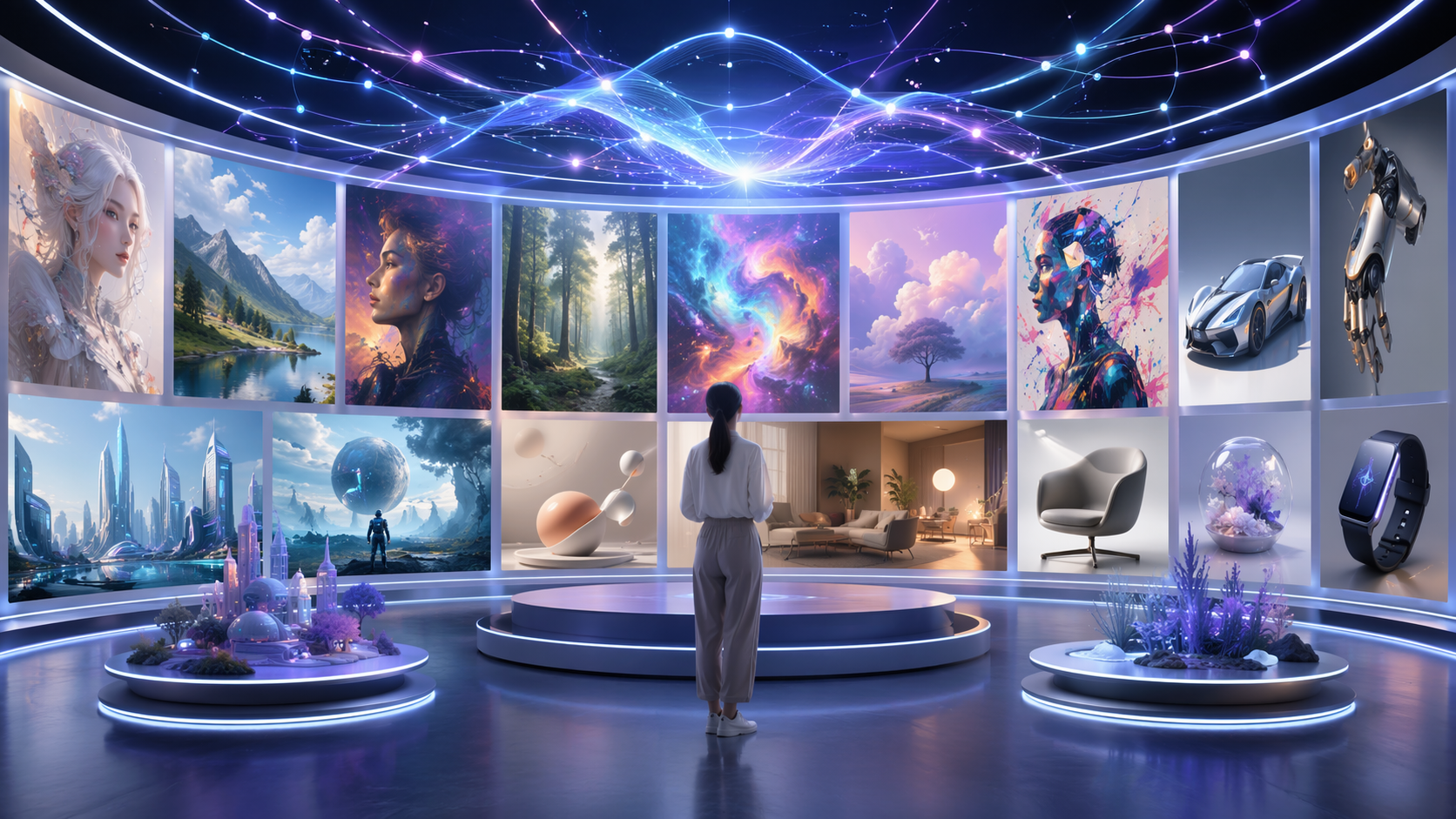 Dreamina Meta AI Bildgenerator Prompt Beispiel 6: Generierte Kunstgalerie