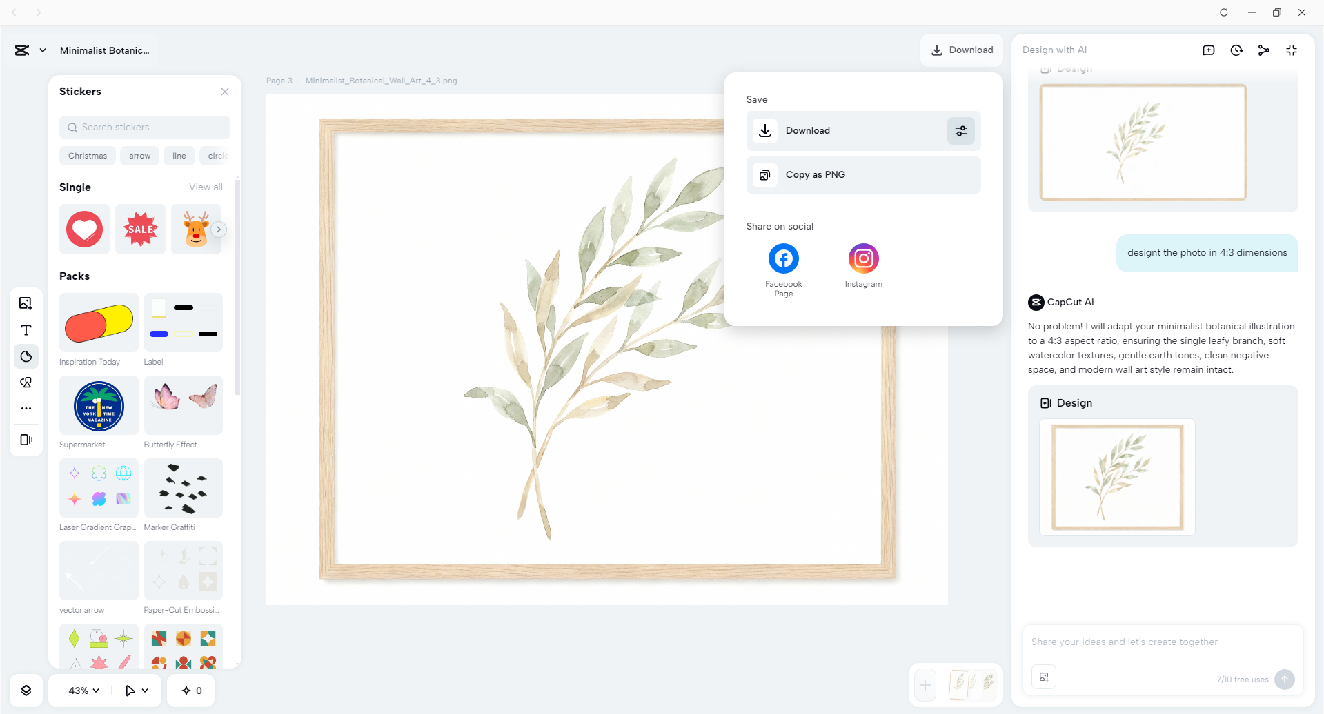 Export your photo