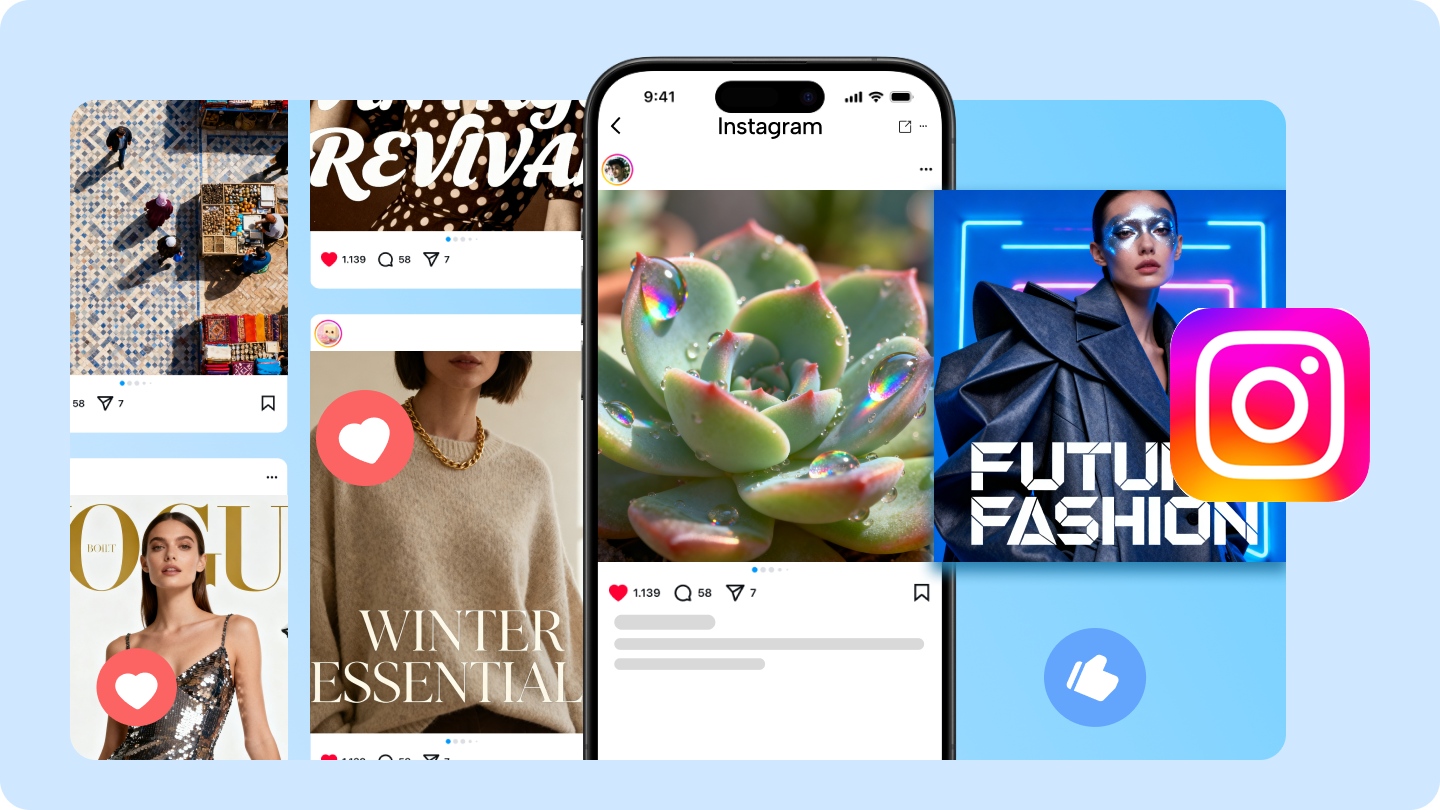 instagram post mockup