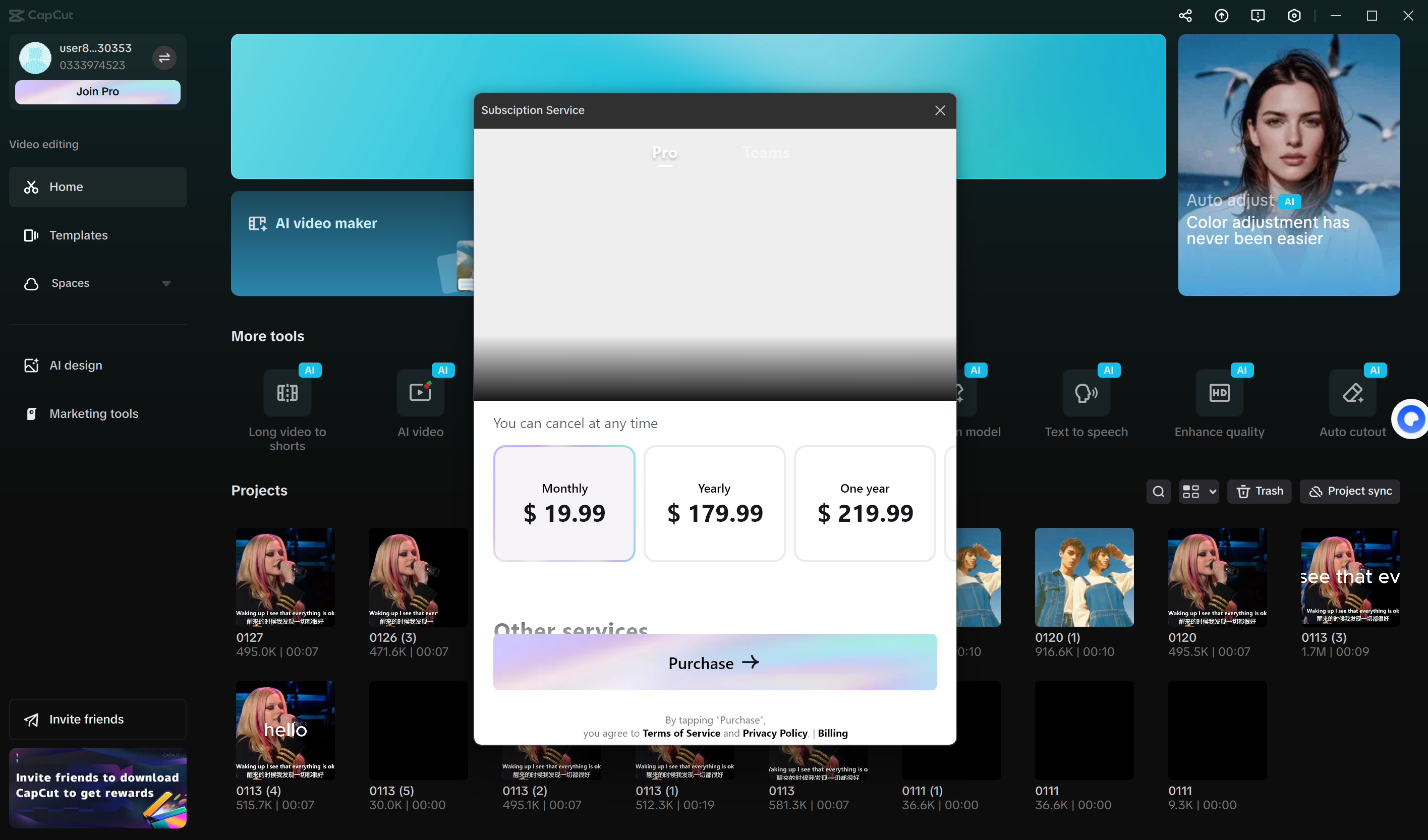 Purchase the Pro version