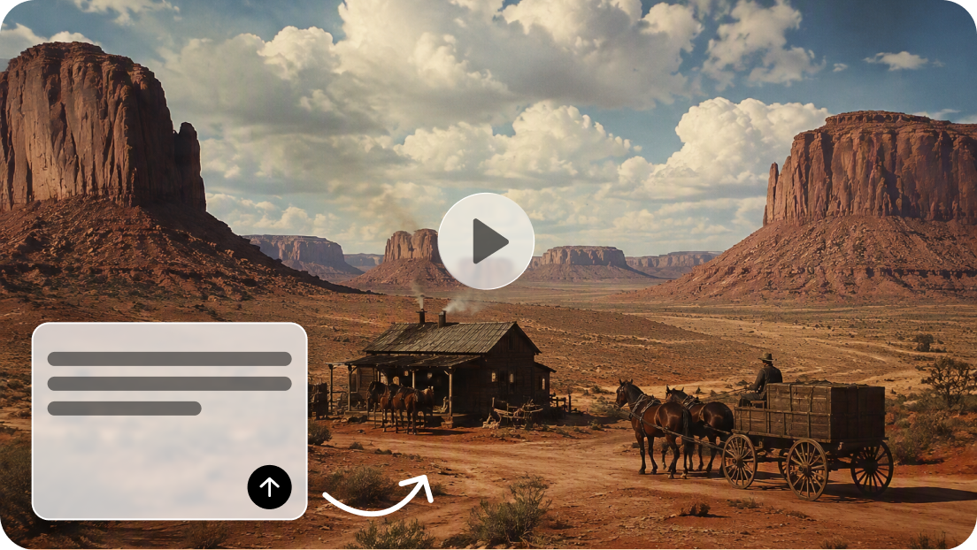 Generate AI wide shots from text prompts