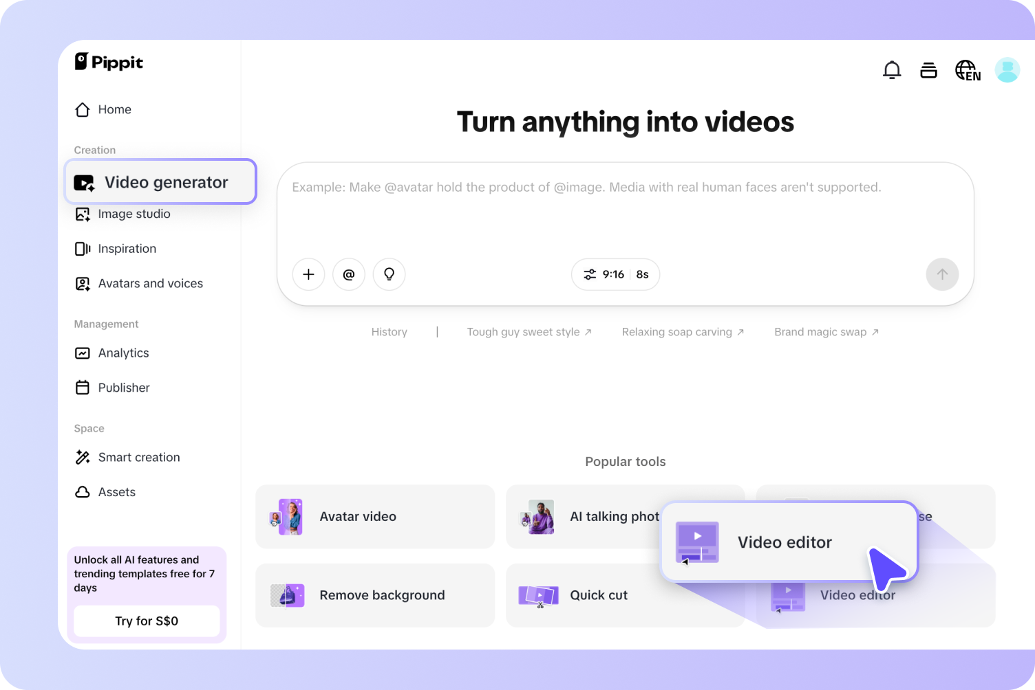 Step 1: Upload Your audio