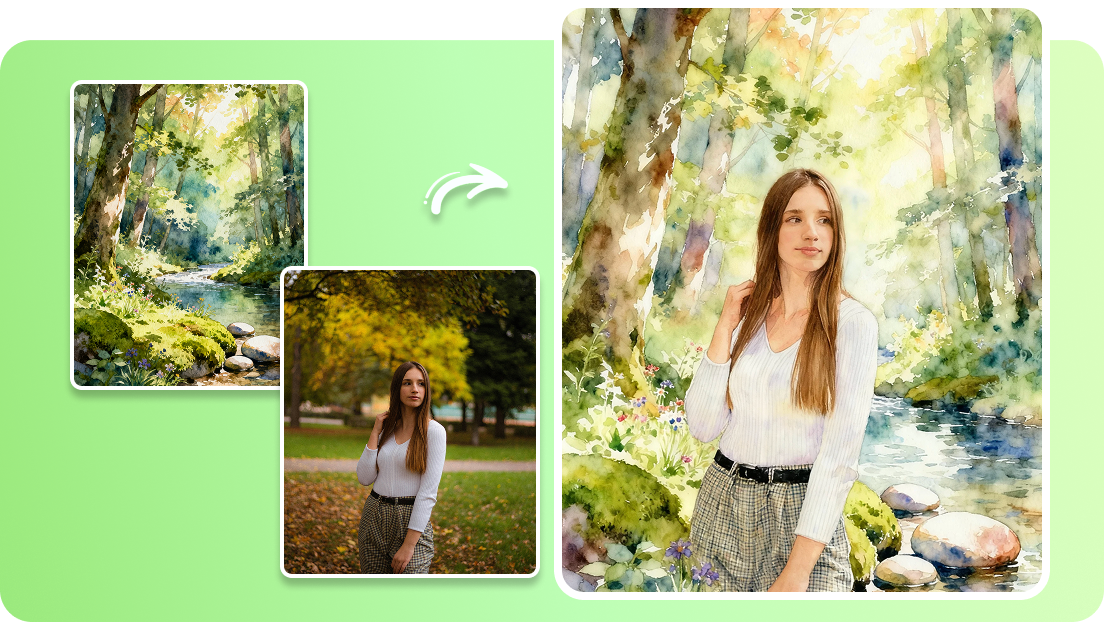 combinar dos imágenes con imagen