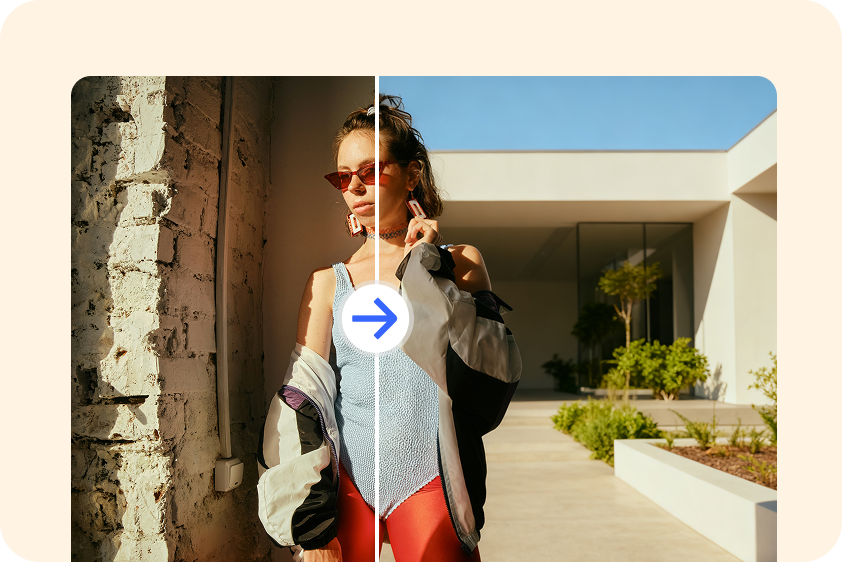 AI által generált hátterek a CapCut-ban a közösségi média bannerekhez