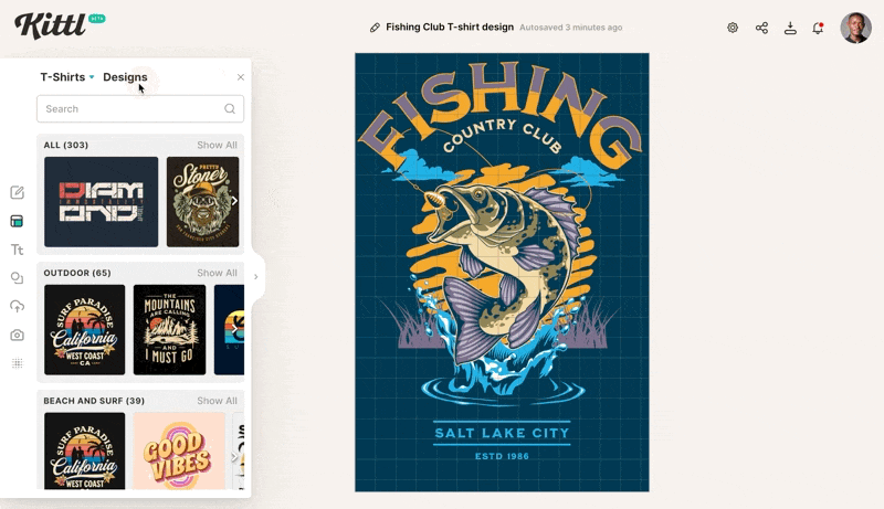 Creating unique visuals with Kittl design tool