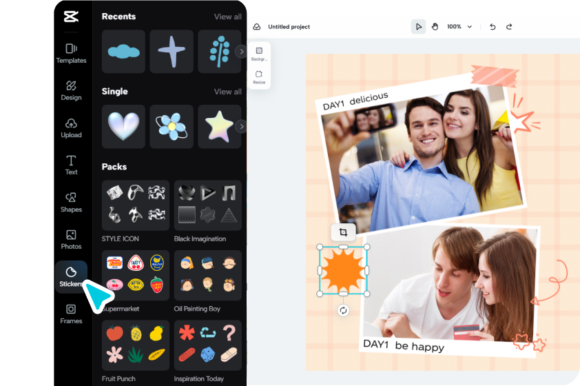 Personalize and download
