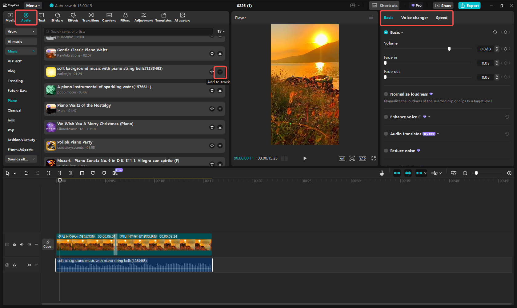 Edit your video