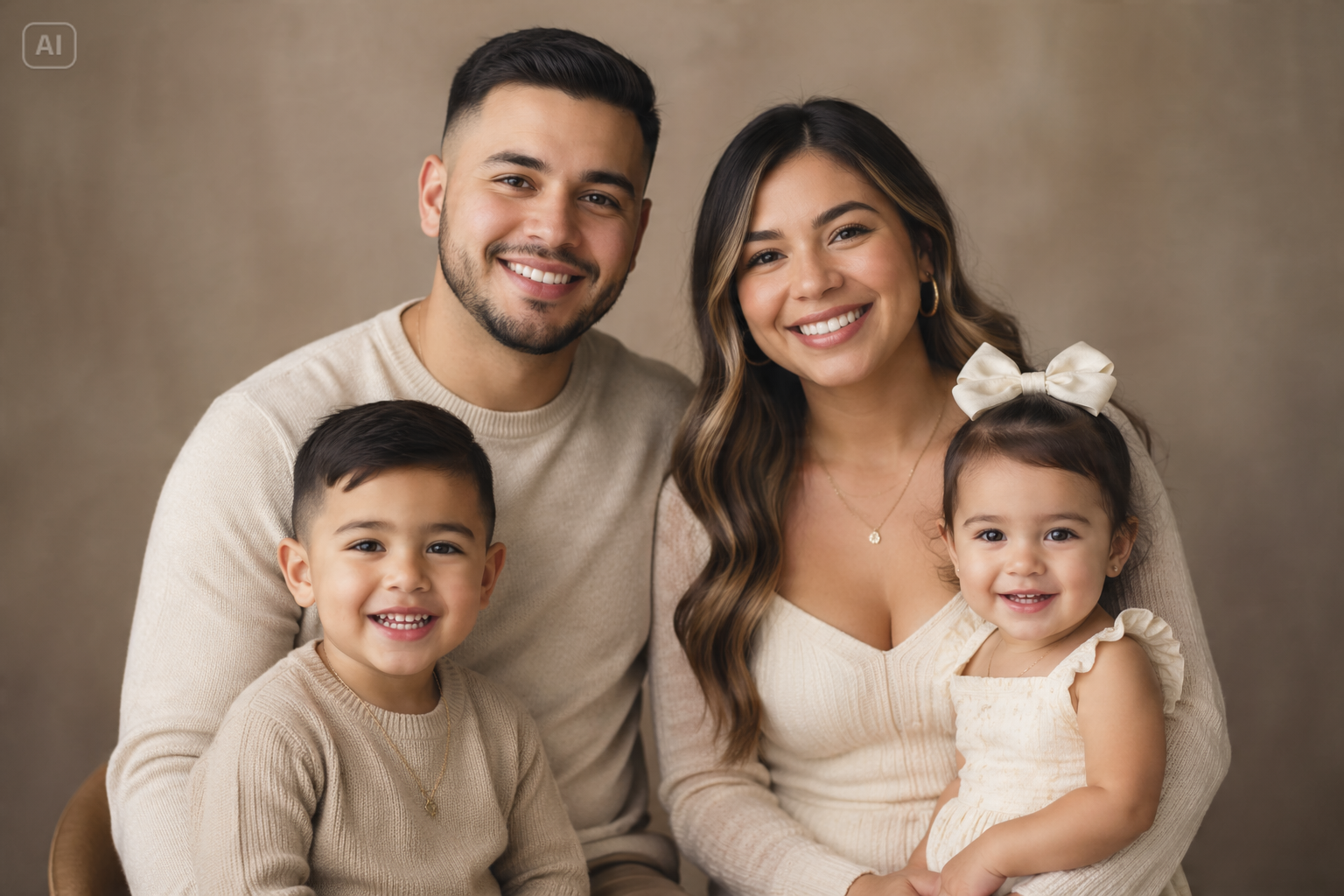 Prompt Seen family AI photos