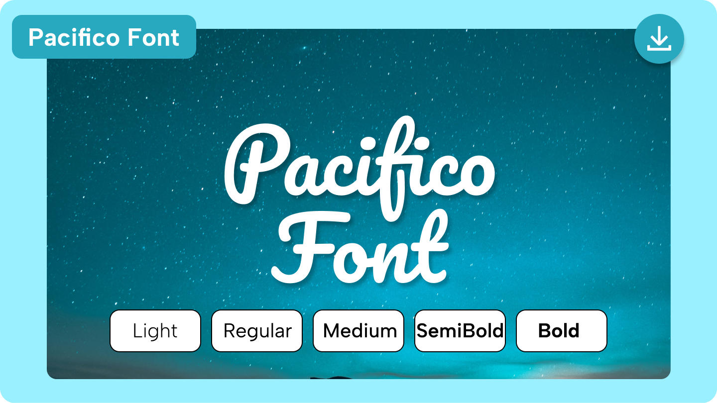 Pacifico font