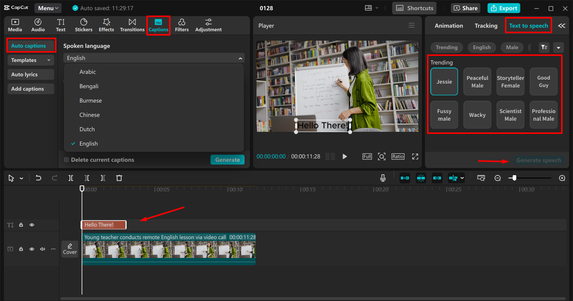 Image showing how to create explainer videos in the CapCut desktop video editor