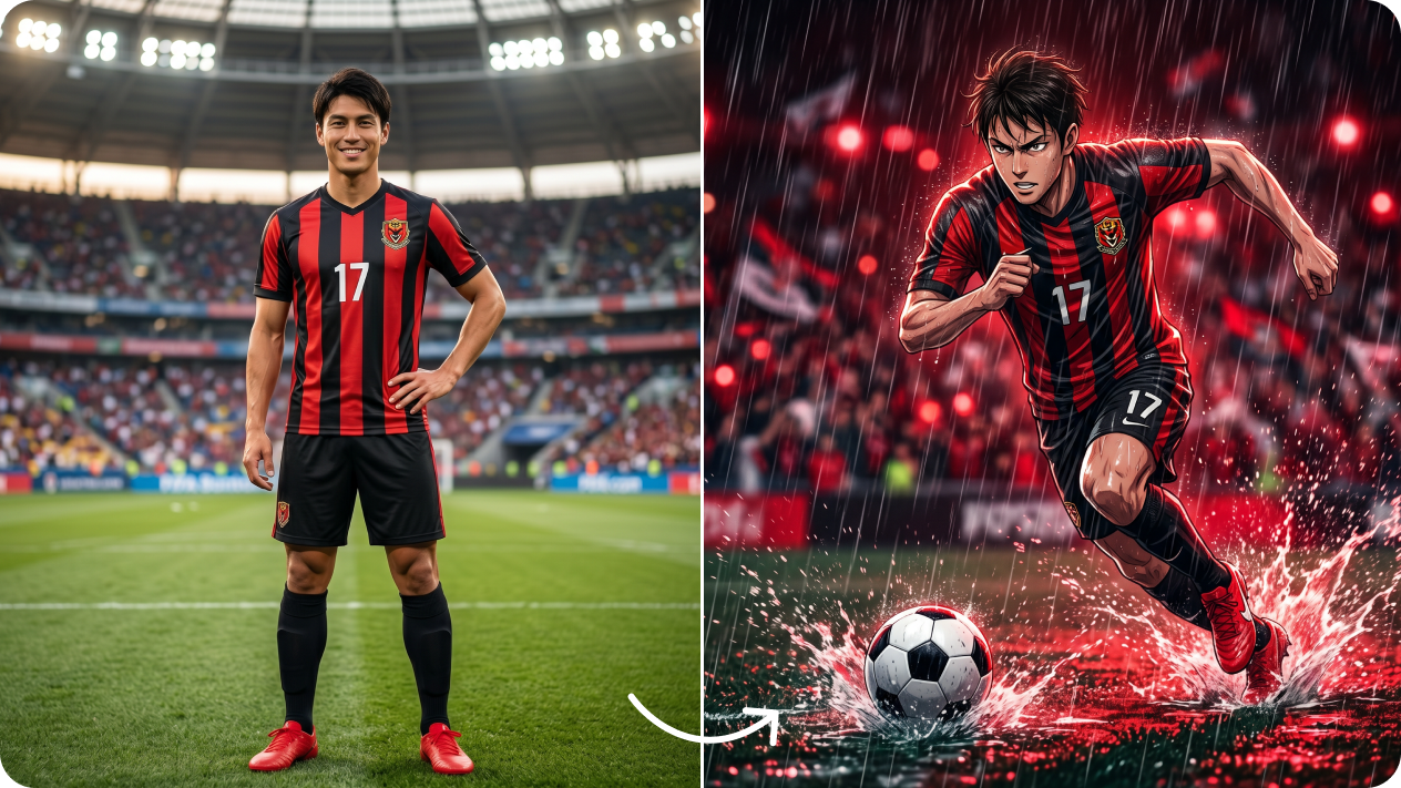 Turn any photo into a custom football wallpaper