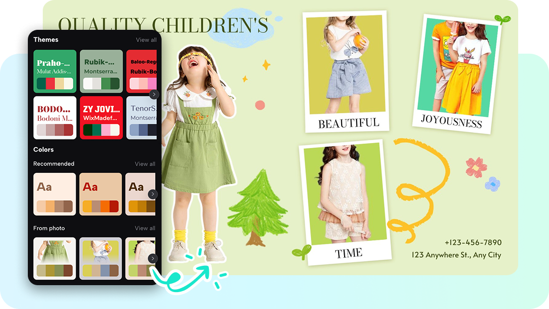 Pre-made color schemes