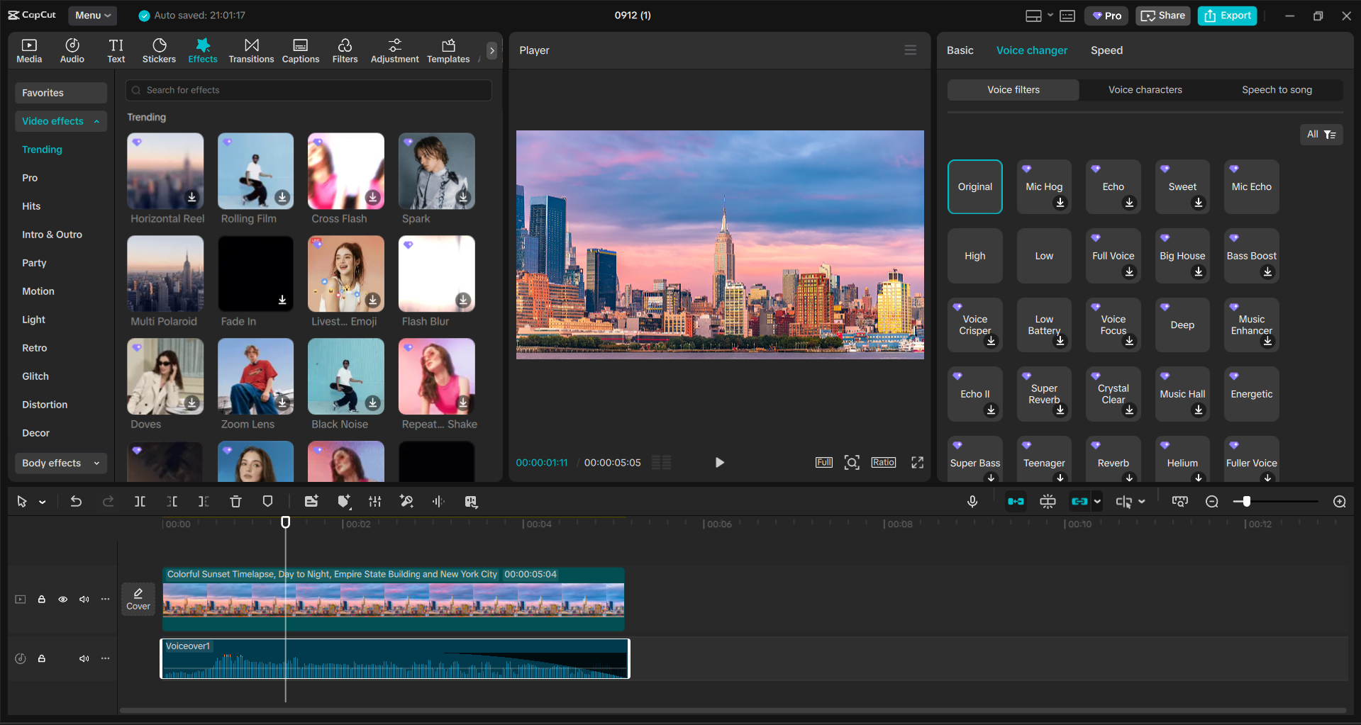 Schnittstelle des CapCut Desktop-Video-Editors - eine einfachere Möglichkeit, Videoinhalte zu bearbeiten und zu verbessern