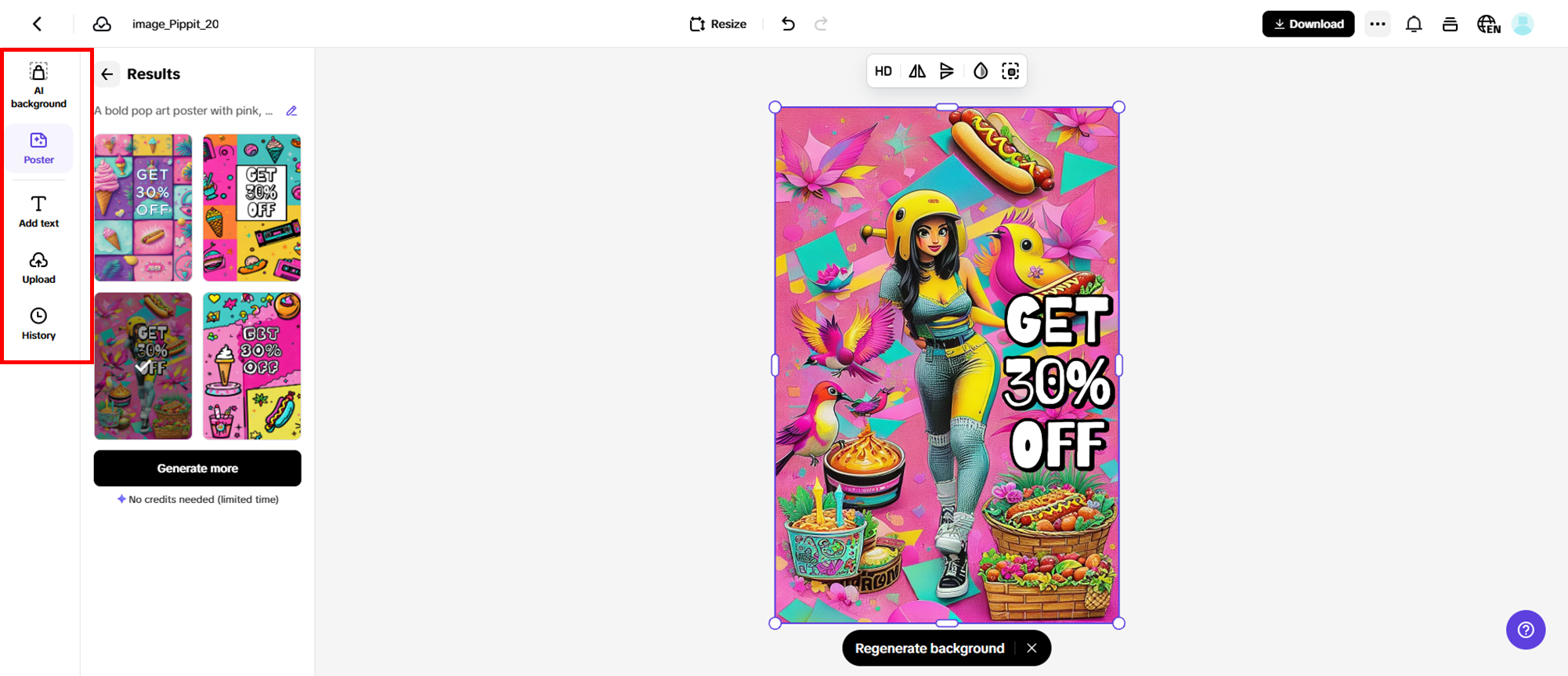Customize your poster