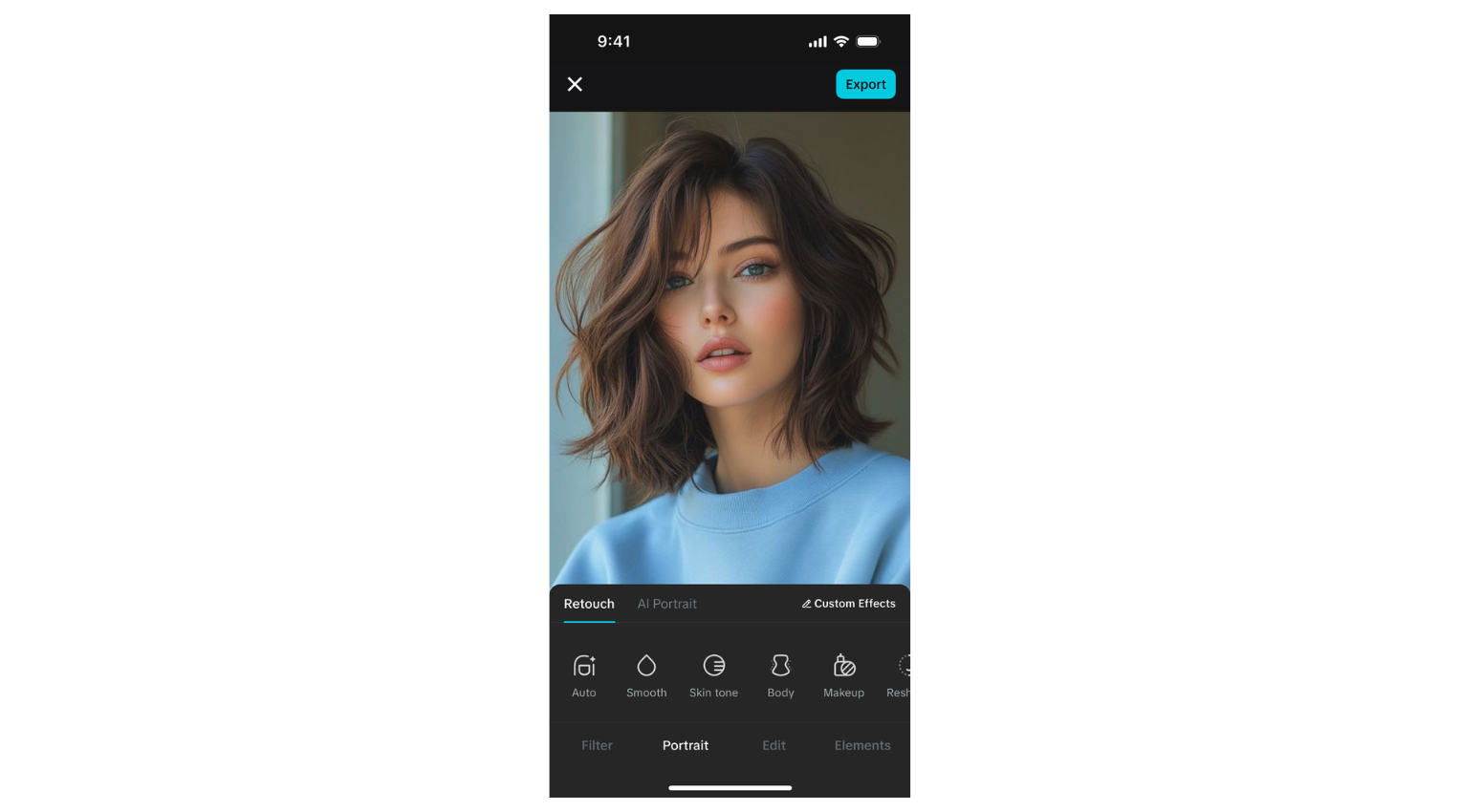 CapCut App - Εφαρμογή επεξεργασίας φωτογραφιών με τεχνητή νοημοσύνη